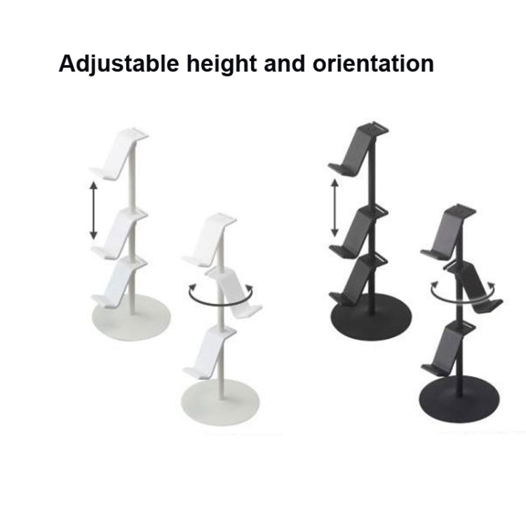 Gamepad Storage Rack Desktop Headphone Storage Rack, Color: 4 Floors White - free shipping - PMC TechLife - Order now!