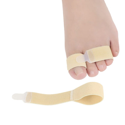 10 PCS Elastic Toe Belt Finger Splitter(Light Yellow) - Corrector by PMC Jewellery | Online Shopping South Africa | PMC Jewellery