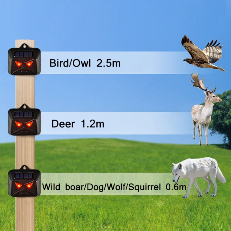 209A Solar High Frequency Flash Nocturnal Animal Repeller(Black Owl) - free shipping - PMC TechLife - Order now!
