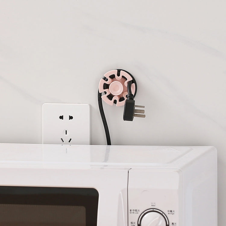 6 PCS Power Cable Data Cable Winder Traceless Paste Hook Cable Organizer(Random Color Delivery) - Cable Organizer by PMC TechLife | Online Shopping South Africa | PMC TechLife
