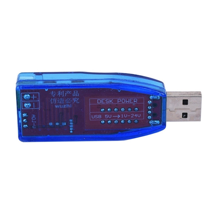5V To 1-24V DC-DC USB Adjustable Power Supply Regulator Module, Color Random Delivery - Other Accessories by PMC TechLife | Online Shopping South Africa | PMC TechLife