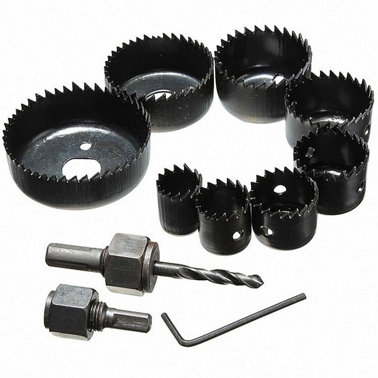 16 PCS / Set Woodworking Open Machine Plastic Barrel Plasterboard Punch Drill Bit Electric Drill Reamer Woodworking Tool - Drill & Drill Bits by PMC TechLife | Online Shopping South Africa | PMC TechLife