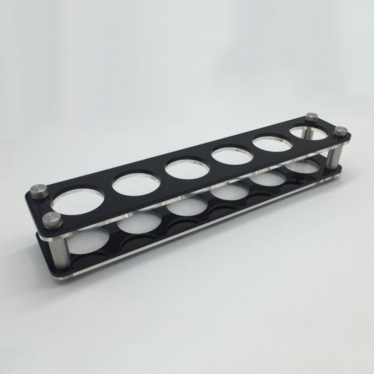 Acrylic Round Hole Wine Glass Holder, Layer (specification): 6 Grids - Shelf by PMC TechLife | Online Shopping South Africa | PMC TechLife