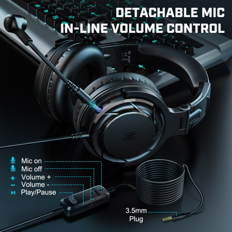 OneOdio PRO GD Phone Tablet Student Wired Headset, Cable Length: 2m(Black) - free shipping - PMC TechLife - Order now!