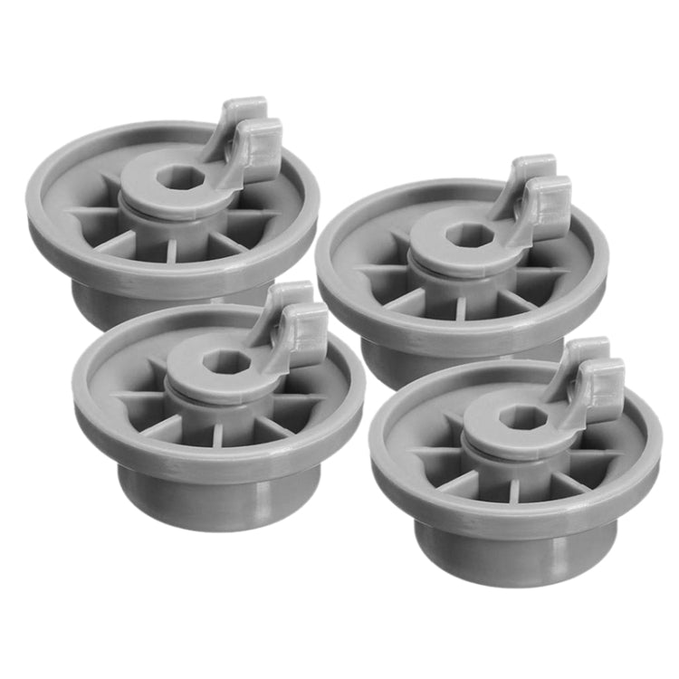 4 PCS Wheels for Bosch Siemens Neff 165314 Dishwasher Accessories(Light Grey) - Dish Washers & Accessories by PMC Jewellery | Online Shopping South Africa | PMC Jewellery