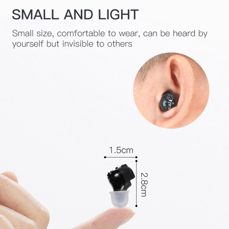 Magnetic Charge Dual-unit Sound Collector, Specification: US Plug(Black) - Hearing Aids by PMC Jewellery | Online Shopping South Africa | PMC Jewellery