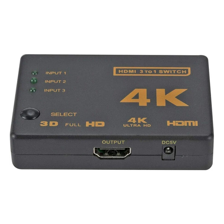 5 PCS/Set 4K 3 into 1 out HDMI Switcher With Remote Control - Switch by PMC Jewellery | Online Shopping South Africa | PMC Jewellery