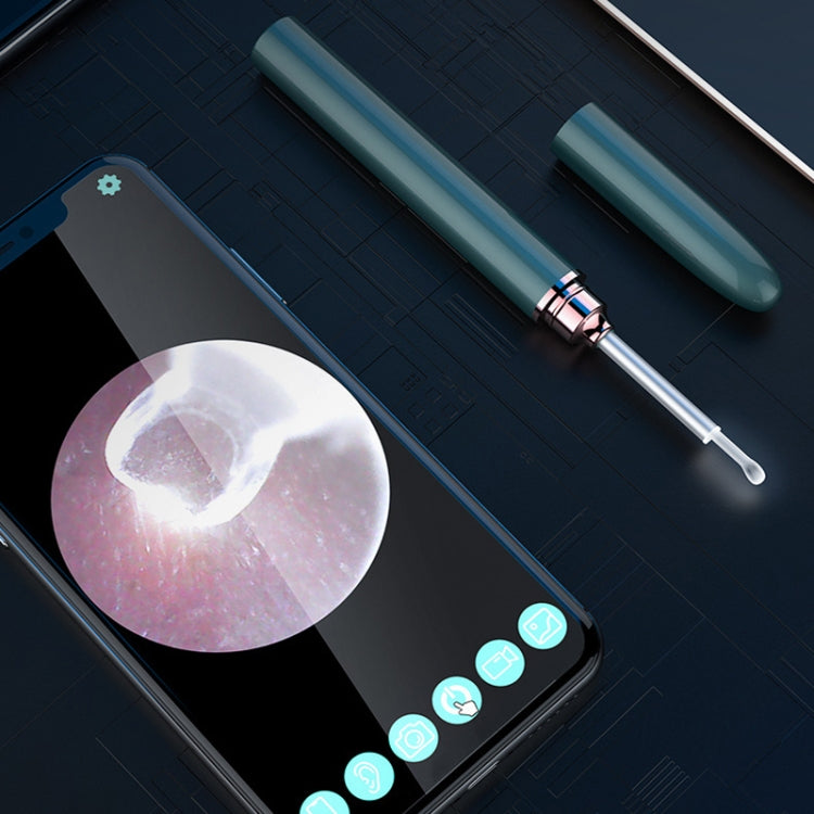 TES02 WIFI High-definition Intelligent Visual Ear Scoop(Silver White) - Ear Care Tools by PMC TechLife | Online Shopping South Africa | PMC TechLife