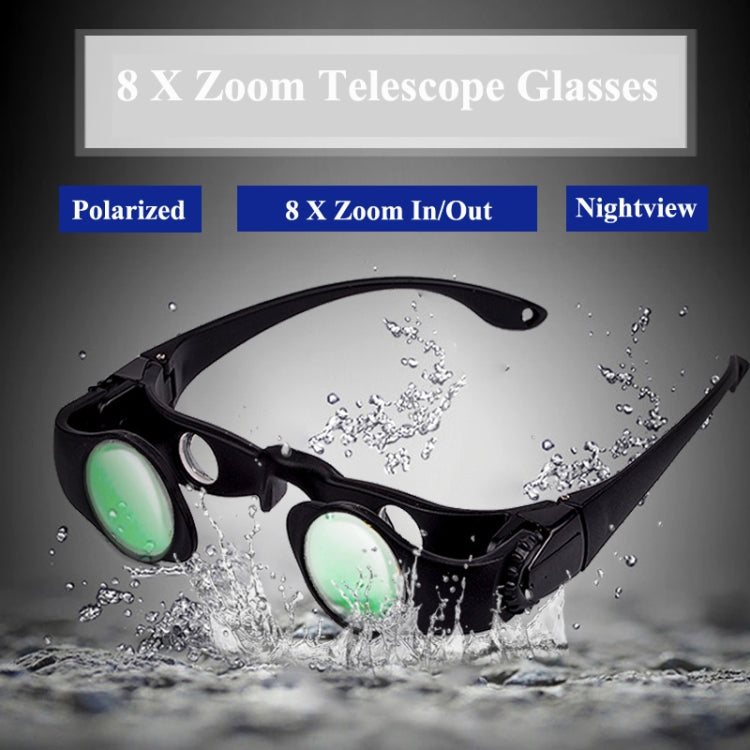 8x Fishing Binoculars Zoomable Telescope Glasses ,Style: Only Telescope - Binoculars by PMC TechLife | Online Shopping South Africa | PMC TechLife