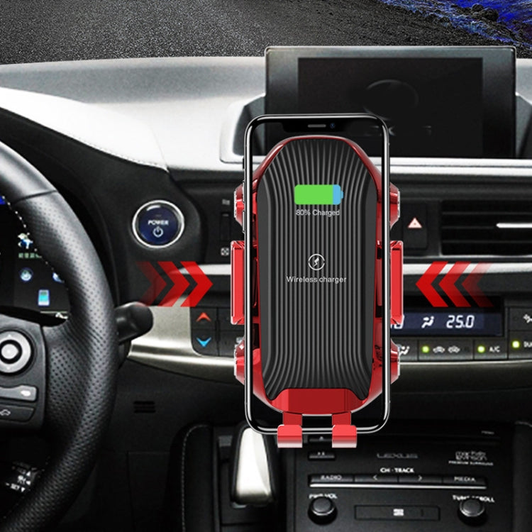 X343 15W Car Wireless Charger Smart Induction Suction Cup Phone Holder(Black) - free shipping - PMC TechLife - Order now!
