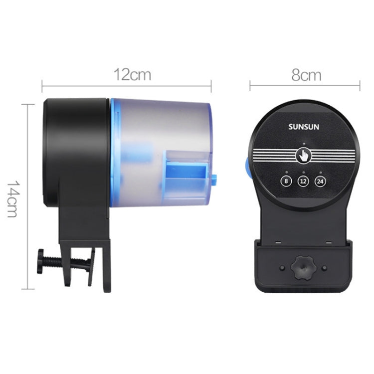 SUNSUN Smart Timing Automatic Fish Tank Feeder, Specification: AK-02 USB - free shipping - PMC TechLife - Order now!
