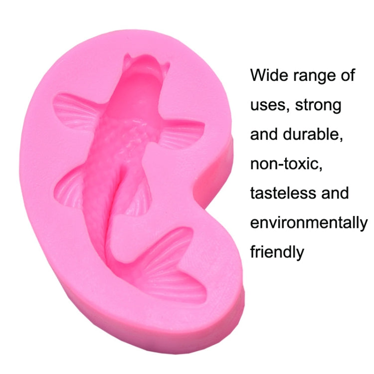 2 PCS Goldfish Baking Fondant Silicone Mold Cake Decorating(Pink) - Food Molds by PMC Jewellery | Online Shopping South Africa | PMC Jewellery