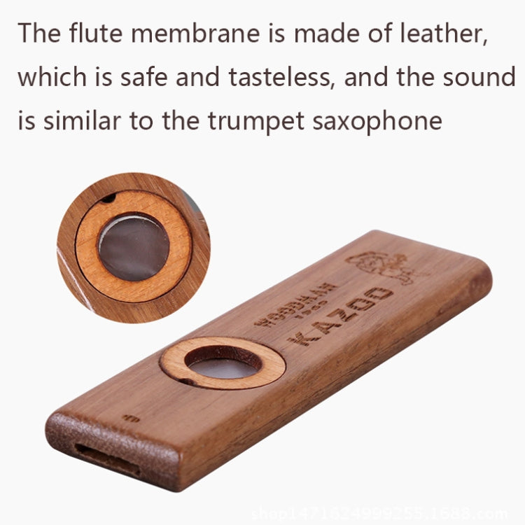 ADL07 Wooden Environmental Protection Portable Kazoo(ADL07) - Wind Instruments by PMC Jewellery | Online Shopping South Africa | PMC Jewellery