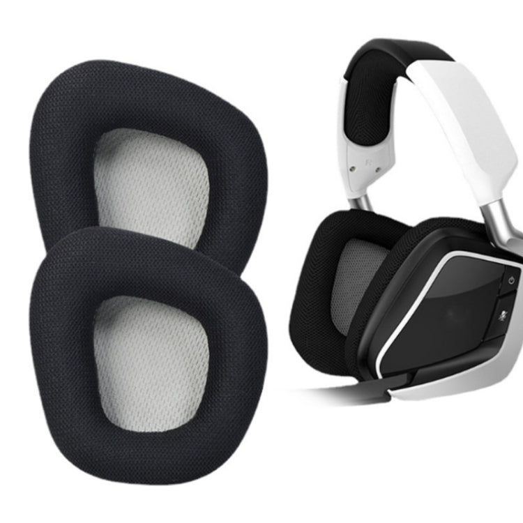 2 PCS Replacement Earpads for Corsair Void Pro Elite,Style:  Gray Bottom Grid - Earmuff & Pad by PMC TechLife | Online Shopping South Africa | PMC TechLife