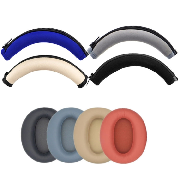 2 PCS Headset Earmuffs Sponge Cover for Edifier W820nb,Style: Blue - Earmuff & Pad by PMC TechLife | Online Shopping South Africa | PMC TechLife
