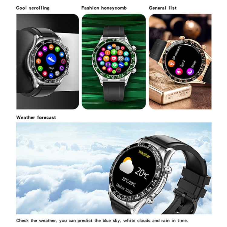 LOANIY E18 Pro Smart Bluetooth Calling Watch with NFC Function, Color: Black Silver Steel - free shipping - PMC TechLife - Order now!