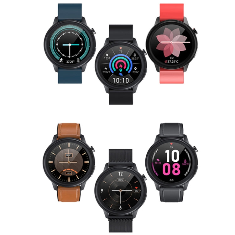 LOANIY E80 1.3 Inch Heart Rate Detection Smart Watch, Color: Black Steel - Smart Watches by LOANIY | Online Shopping South Africa | PMC Jewellery | Buy Now Pay Later Mobicred