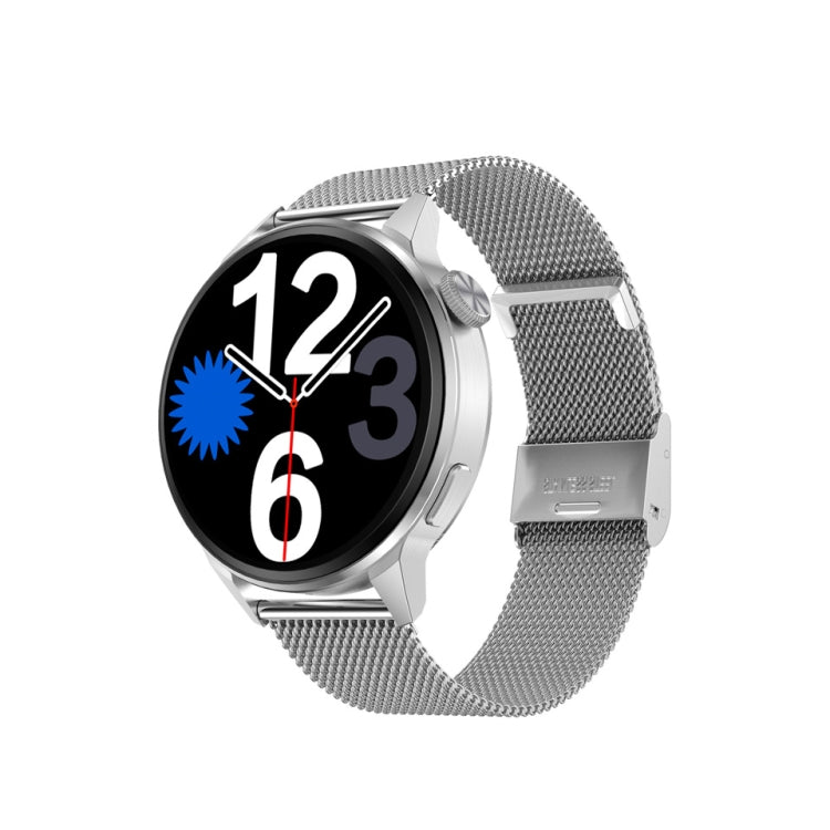 Wearkey DT4+ 1.36 Inch HD Screen Smart Call watch with NFC Function, Color: Silver Steel - free shipping - PMC TechLife - Order now!