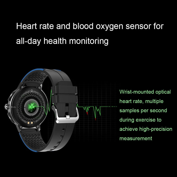 Wearkey E15 1.28 Inch Smart Heart Rate Monitoring Touch Screen Watch(Orange) - Smart Watches by Wearkey | Online Shopping South Africa | PMC Jewellery | Buy Now Pay Later Mobicred