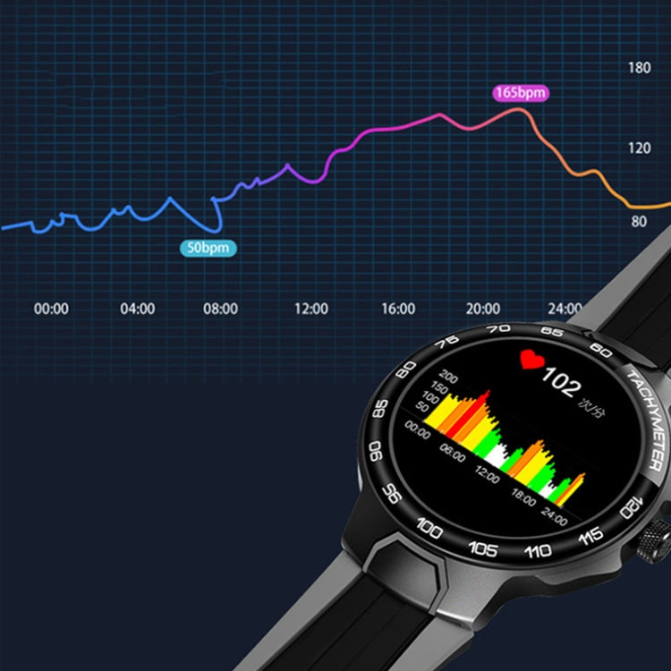 Wearkey E15 1.28 Inch Smart Heart Rate Monitoring Touch Screen Watch(Orange) - Smart Watches by Wearkey | Online Shopping South Africa | PMC Jewellery | Buy Now Pay Later Mobicred