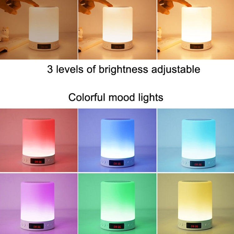 Bluetooth Speakers Pat Lights Charging Card Audio With Atmosphere Lamp(Ordinary Package) - Desktop Speaker by PMC Jewellery | Online Shopping South Africa | PMC Jewellery