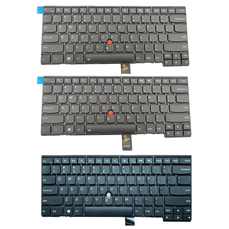 US Keyboard For Lenovo T450 T440 T440S T440P T431S E431 E440 L450 L460 without Joystick and Backlight - Replacement Keyboards by PMC Jewellery | Online Shopping South Africa | PMC Jewellery