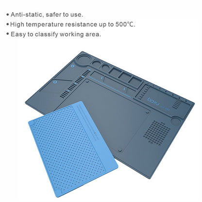 BAKU BA-695  2 in 1 TPR+Silicone Computer Phone Repair Desk Mat Heat Resistant Insulation Mat - Working Mat by BAKU | Online Shopping South Africa | PMC Jewellery | Buy Now Pay Later Mobicred