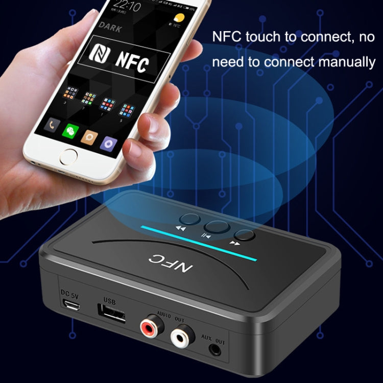 BT-200 NFC Bluetooth Wireless Audio Receiver U Disk Player - Audio Receiver Transmitter by PMC Jewellery | Online Shopping South Africa | PMC Jewellery