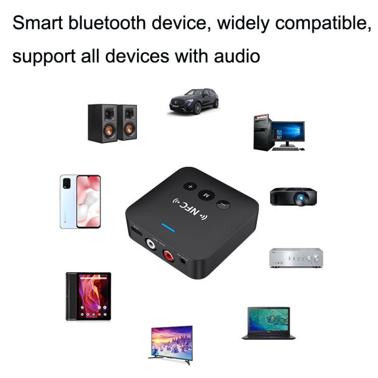 AFK-A10 NFC Bluetooth Receiver Transmitter AUX Car Speaker Receiver - Audio Receiver Transmitter by PMC Jewellery | Online Shopping South Africa | PMC Jewellery