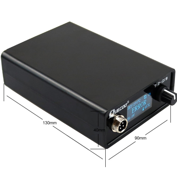 QUECOO 1.3 Inch Display Soldering Station with Handle, Set: EU Plug (Q19+M8) - free shipping - PMC TechLife - Order now!