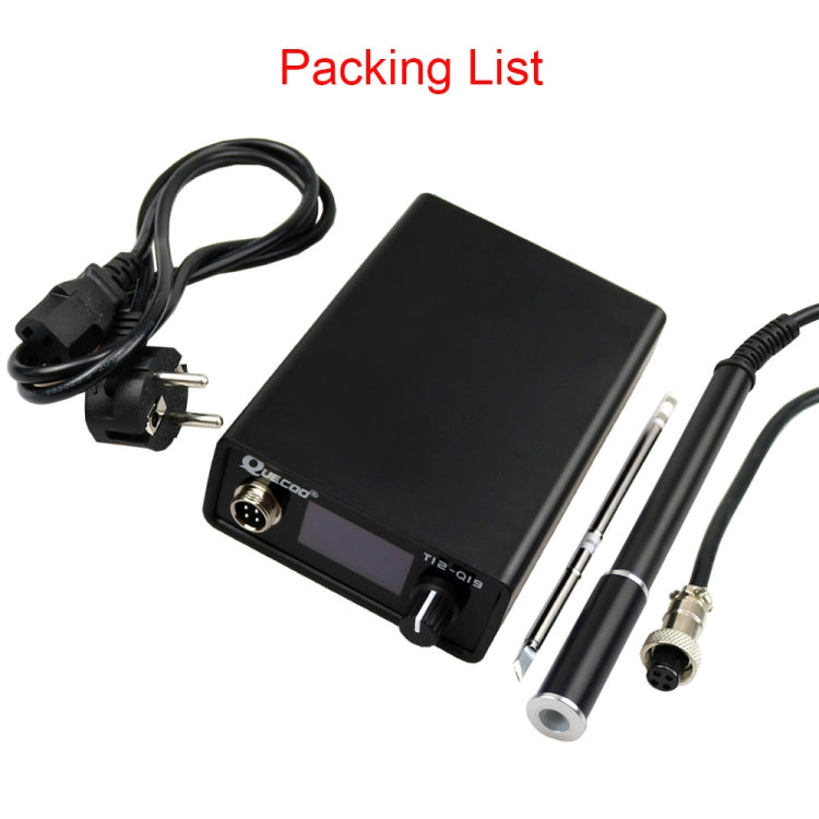 QUECOO 1.3 Inch Display Soldering Station with Handle, Set: EU Plug (Q19+M8) - free shipping - PMC TechLife - Order now!