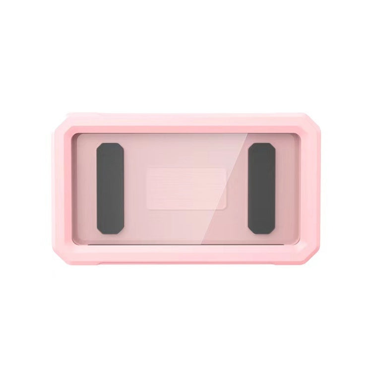 Retractable Rotating Bathroom Waterproof Mobile Phone Box Wall Mount Mobile Phone Holder(Pink) - Hand-Sticking Bracket by PMC TechLife | Online Shopping South Africa | PMC TechLife