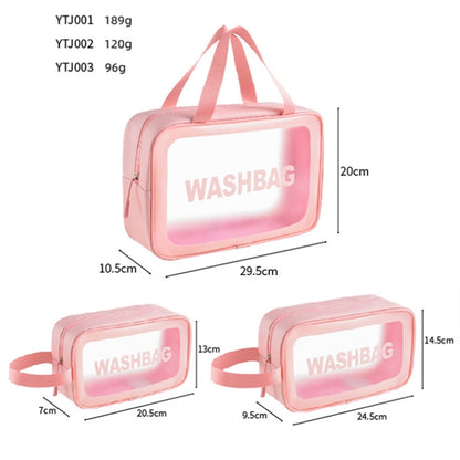 PVC Transparent Waterproof Portable Cosmetic Bag, Size: L (White) - Storage Boxes by PMC Jewellery | Online Shopping South Africa | PMC Jewellery