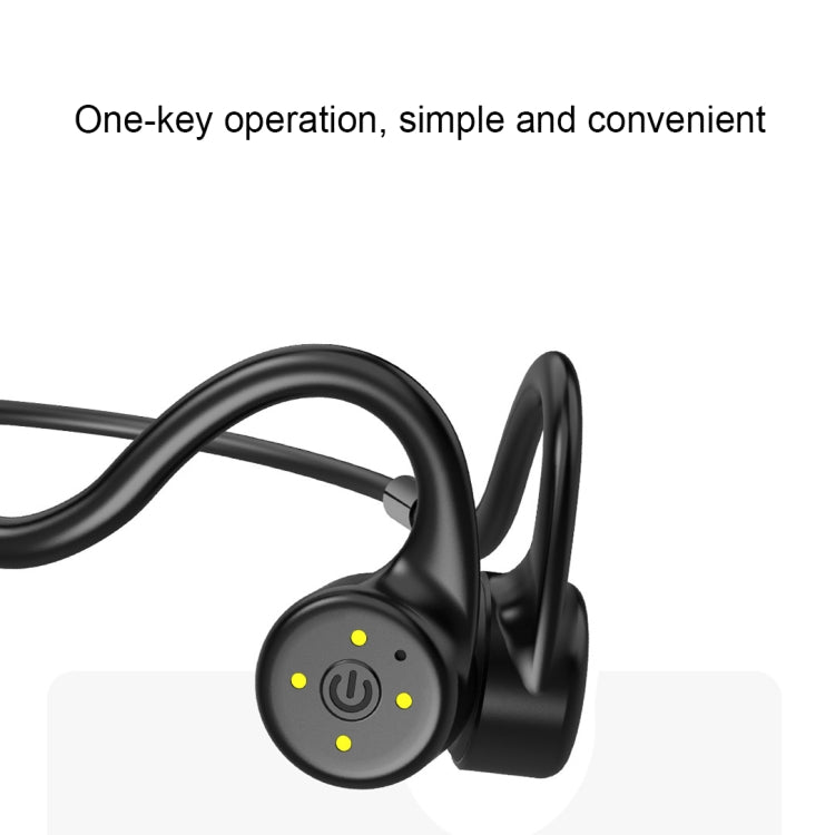 X5 Magnetic Charging Bone Conduction Bluetooth Earphone(Black) - Sport Earphone by PMC Jewellery | Online Shopping South Africa | PMC Jewellery