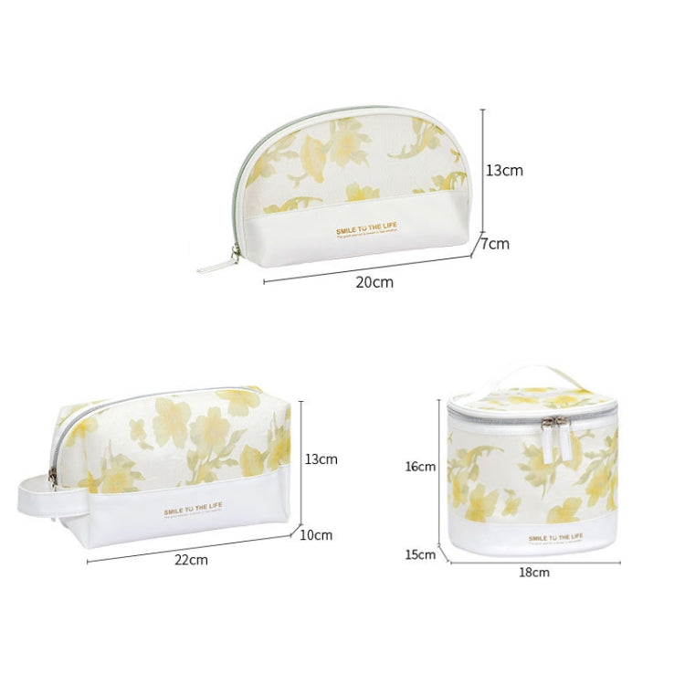 Large Capacity Cosmetic Tools Storage Bag, Spec: Cylindrical (Yellow) - Storage Boxes by PMC Jewellery | Online Shopping South Africa | PMC Jewellery