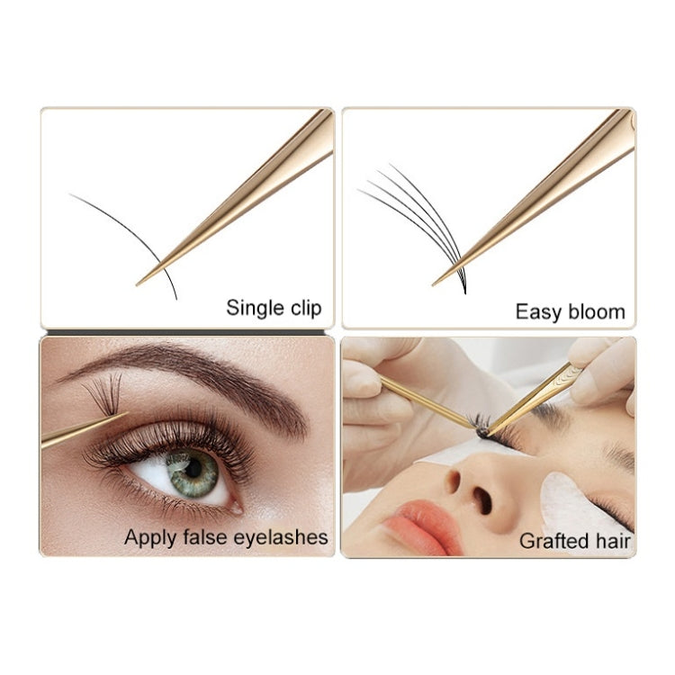 Eyelash Clip Eyelash Tweezers High Precision Eyelash Extension Tool(Peacock Tweezers) - Tools by PMC Jewellery | Online Shopping South Africa | PMC Jewellery