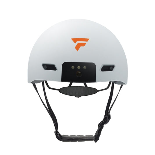 Foxwear V6 Camera Recorder Smart 720P HD With Light Riding Helmet, Size: One Size(White) - Protective Helmet & Masks by Foxwear | Online Shopping South Africa | PMC Jewellery | Buy Now Pay Later Mobicred