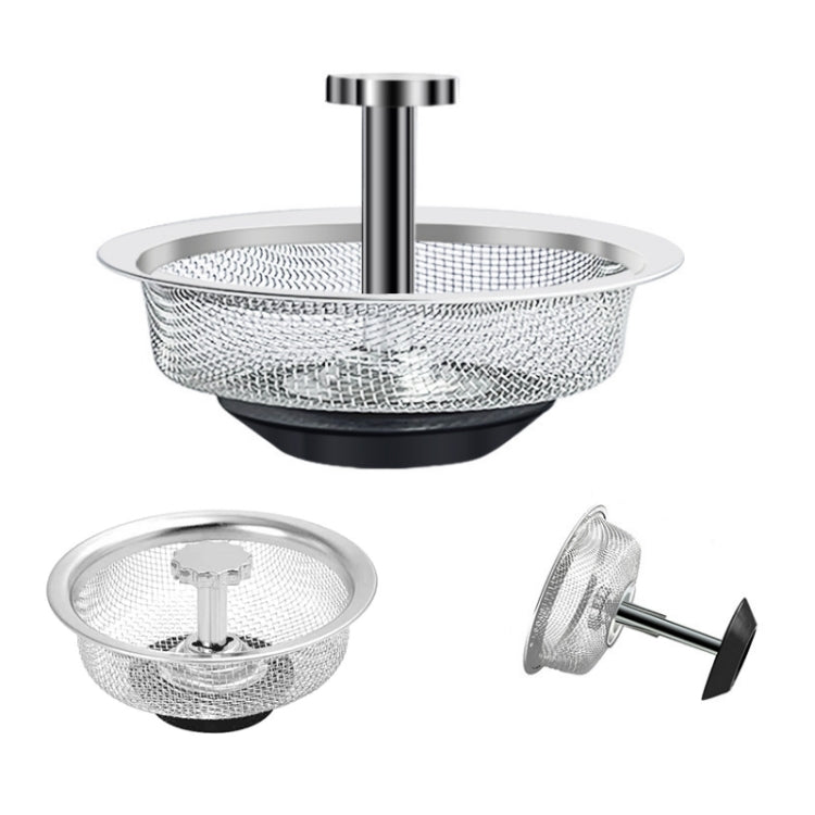 Anti-clogging Stainless Steel Filter For Kitchen Sink Sewer, Random Handle Style Delivery(Dense Net) - Filters by PMC TechLife | Online Shopping South Africa | PMC TechLife | Buy Now Pay Later Mobicred