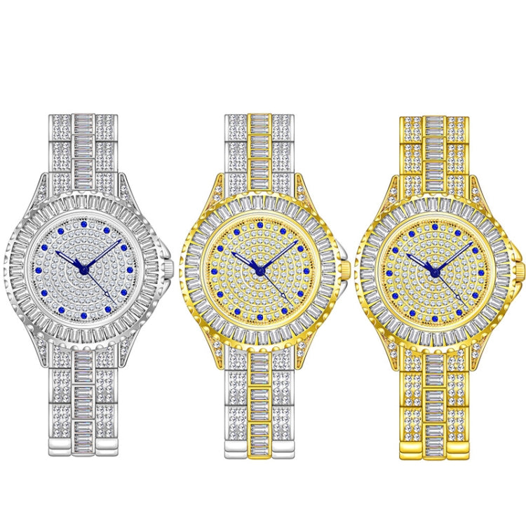 BS Bee Sister FA1686 Diamond Inlaid Ladies Watch Jewelry Chain Watch(Silver) - Alloy Watches by BS Bee Sister | Online Shopping South Africa | PMC Jewellery | Buy Now Pay Later Mobicred