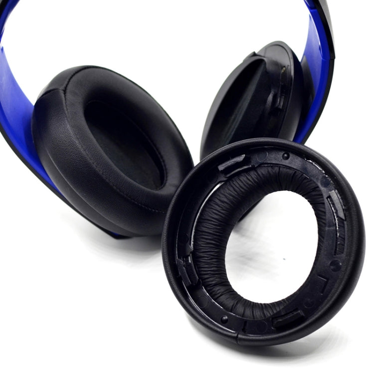 2 PCS Headphone Sponge Cover for SONY PS3 PS4 7.1 Gold,Style: Black Earpads - Earmuff & Pad by PMC TechLife | Online Shopping South Africa | PMC TechLife