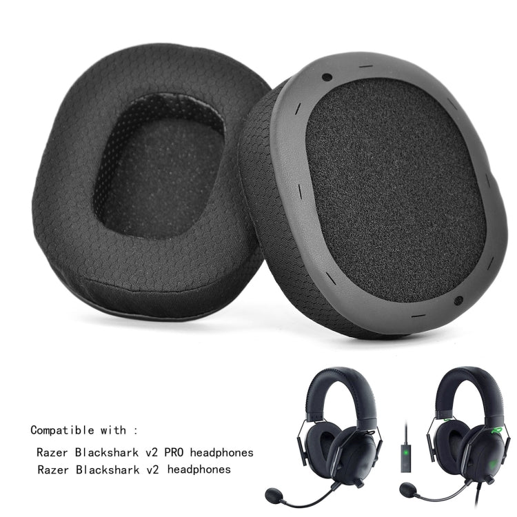 2 PCS Sponge Cover Ear Pads for Razer BlackShark V2 /V2 Pro,Style:  19B32 - Earmuff & Pad by PMC TechLife | Online Shopping South Africa | PMC TechLife