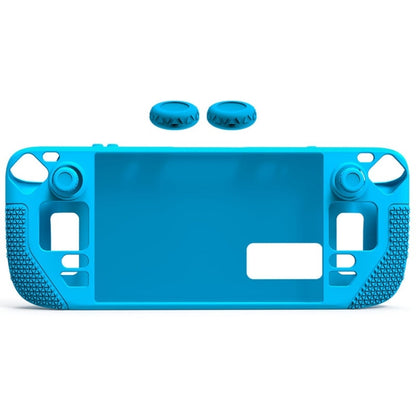 All-Inclusive Silicone Cover With Button Cap For Steam Deck(Blue) - Accessories by PMC Jewellery | Online Shopping South Africa | PMC Jewellery