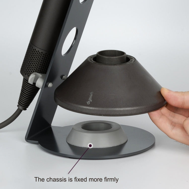 Punch Free Standing Hair Dryer Stand For Dyson 003 Black - free shipping - PMC TechLife - Order now!