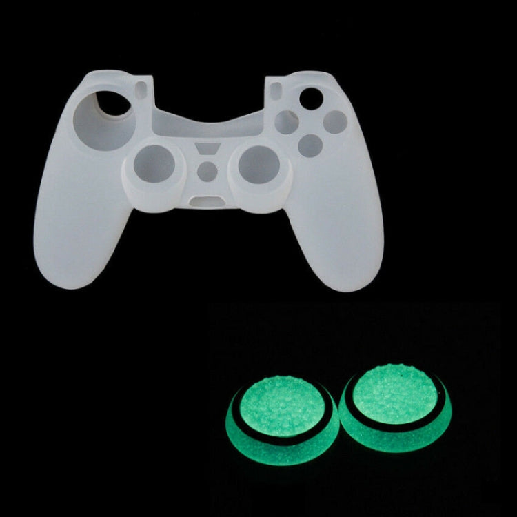 10 PCS Gamepad Silicone Luminous Button Cap Rocker Cap For PS5/PS4/PS3/ONE/360/PRO/series X/S(Transparent Light Green) - Cases by PMC TechLife | Online Shopping South Africa | PMC TechLife