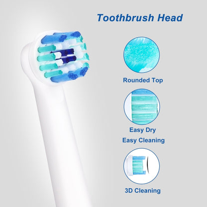 2 PCS For Oral-B Full Range of Electric Toothbrush Replacement Heads(Precision Cleaning) - Replacement Brush Heads by PMC Jewellery | Online Shopping South Africa | PMC Jewellery