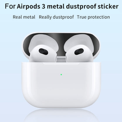 2 PCS Headphone Inner Cover Sticker Dustproof Protective Film For Airpods 3(Silver) - Protective Sticker by PMC Jewellery | Online Shopping South Africa | PMC Jewellery