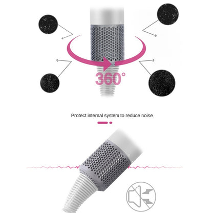 2 PCS Outer Cover Dust Filter for Dyson Hair Dryer HD01/HD03/HD08(Grey) - Dyson Accessories by PMC Jewellery | Online Shopping South Africa | PMC Jewellery