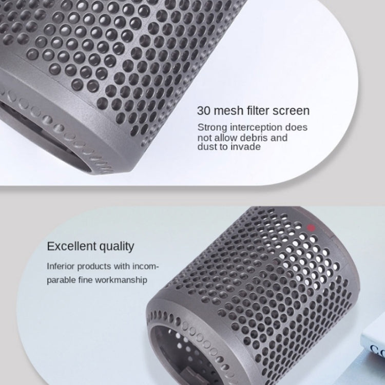 2 PCS Outer Cover Dust Filter for Dyson Hair Dryer HD01/HD03/HD08(Grey) - Dyson Accessories by PMC TechLife | Online Shopping South Africa | PMC TechLife