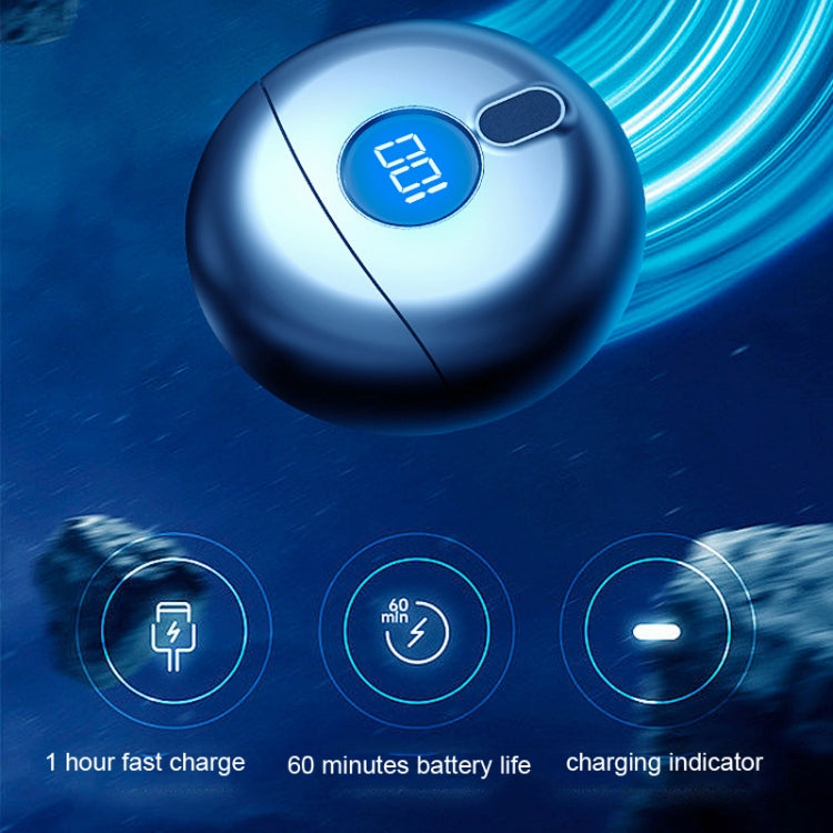 TJ01 Flying Saucer Razor USB Rechargeable Mini Shaver(Dark Gray) - free shipping - PMC TechLife - Order now!