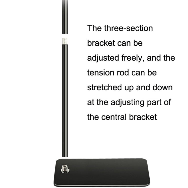 135cm Mobile Phone Tablet Live Broadcast Bedside Lifting Bracket Floor Model (White) - Lazy Bracket by PMC TechLife | Online Shopping South Africa | PMC TechLife